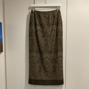 Vintage Talbots Collection Tapestry Skirt